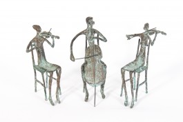 Trio of Musicians by 21st Century English School at the Sculpture Park