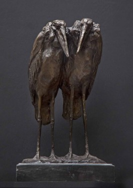 Maribou Storks Sculpture at The Sculpture Park