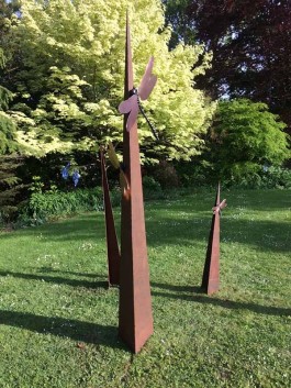 Dragonflies on Blades by Joanne Risley and Barry Callaghan at The Sculpture Park