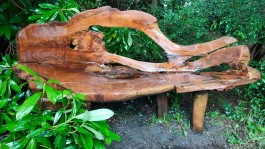 Driftwood Bench by Anon Unknown at The Sculpture Park