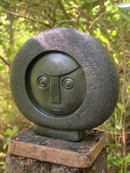 Sun Head by Edward Chiwawa at The Sculpture Park