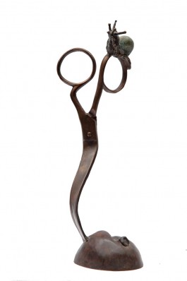 Snail on Scissors by Frank Edmunds