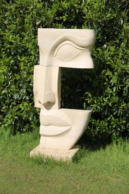 Head in Three Blocks by James Connolly at The Sculpture Park
