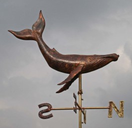 Humpback Whale Weathervane by Karen Melody Green