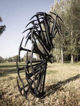 Breaking Ground (2014) by Michele Mathison at the sculpture park