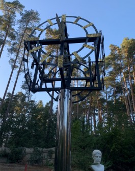 Big Time! A Monumental Skeleton Clock at The Sculpture Park