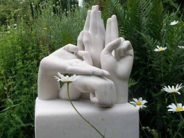 Yoga Mudras by Nicola Axe at The Sculpture Park