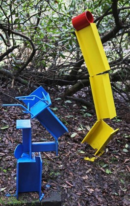 Blue and Yellow by Roland Lawar at The Sculpture Park