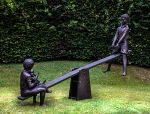 Seesaw by Olwen Gillmore at The Sculpture Park
