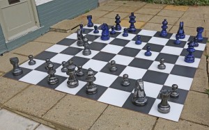 Jumbo Garden Chess Set by Anon. Unknown