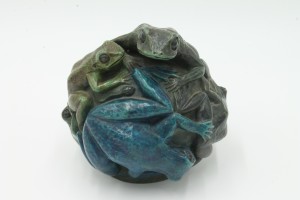 Ball of Frogs, Anon. Unknown - Coloured Patina, The Sculpture Park