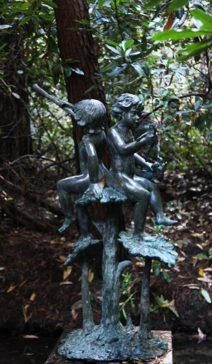 Playing By The River (Water Fountain) by Anon. Unknown at the sculpture park