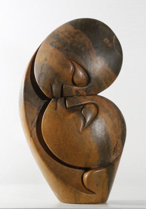 Tender Embrace by Cuthbert Tendai at The Sculpture Park