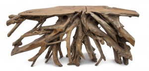 Driftwood Console Table by Mother Nature at The Sculpture Park
