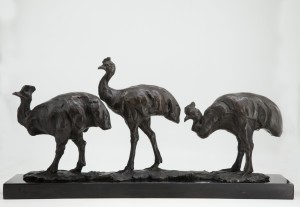 3 Cassowary by Emmanuel Fremiet at The Sculpture Park