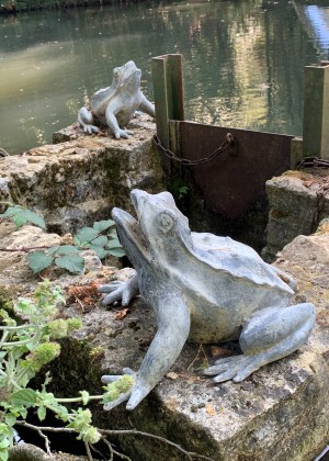 Lead Frog at The Sculpture Park 
