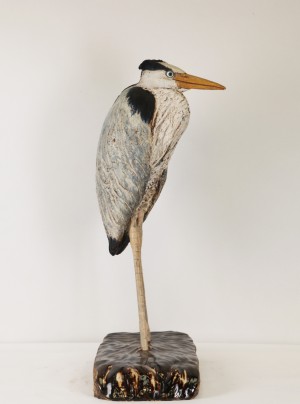 Hunched Heron by Gail Dooley at the sculpture park