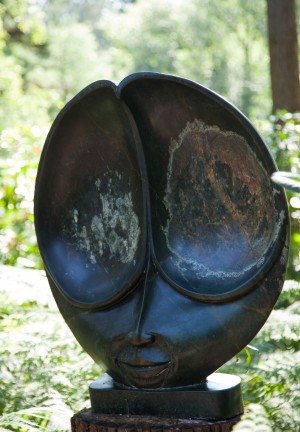 Moon Head by Godfrey Kurari at The Sculpture Park