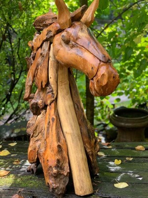 Horse Head Sculpture at The Sculpture Park 