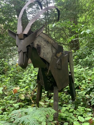 Horned Antelope by Ian Nutting at The Sculpture Park