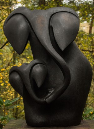 Motherly Love by Innocent Nyashenga at The Sculpture Park