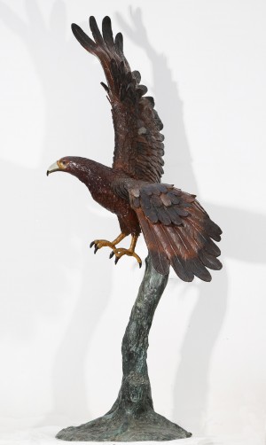 Large Eagle by John Cox at the sculpture park