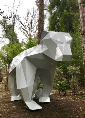 Polo the Polar Bear by Liam Hopkins at The Sculpture Park 