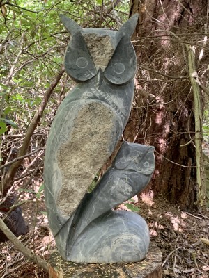 Owl & Owlette by Simon Chidharara at The Sculpture Park