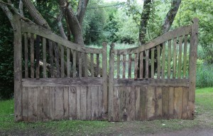 Early 20th Century Pair of Large Gates by Anon Unknown at The Sculpture Park