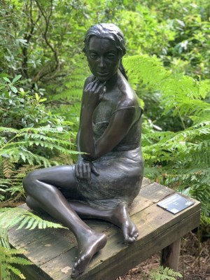 Recumbent Girl by Judith Holmes Drewry at The Sculpture Park 