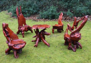 Root Table and 4 Chairs