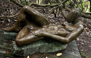 Reclining Nude by Stella Shawzin at The Sculpture Park