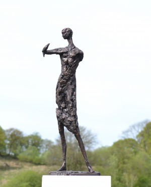Tanya Russell, Communion, Bronze , 76cm high, 22cm wide, 30cm deep, The Sculpture Park