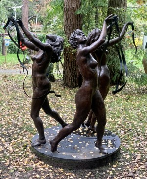 The Three Nymphs by Ronald Cameron at the sculpture park