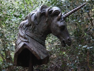 Unicorn Head by Anon Unknown at The Sculpture Park
