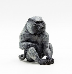 Sitting Baboon by Anon Unknown
