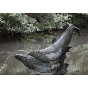 Humpback Whales (Water Fountain) by Anon Unknown at The Sculpture Park
