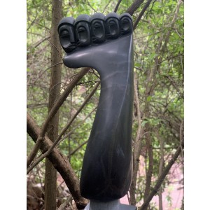 Feet of the Mind by Emmanuel Changunda at The Sculpture Park