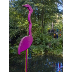 Giant Flamingo by Pierre Diamantopoulo at The Sculpture Park