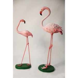 Flamingos at The Sculpture Park