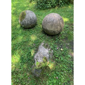 Football/Tennis ball by Jane Rickards at The Sculpture Park