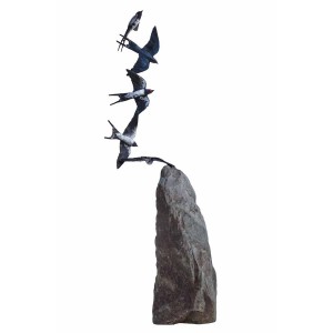 Flight of 5 Swallows by Joel Walker at The Sculpture Park