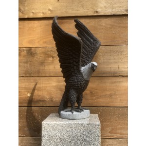 Landing Eagle by Ephious Chvhanga at The Sculpture Park