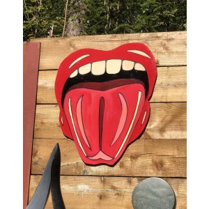 Lips 102 – Tongue out by Jenna Fox at The Sculpture Park