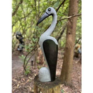 Patient Bird by Peter Chidzonga at The Sculpture Park