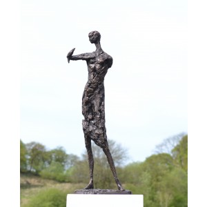 Tanya Russell, Communion, Bronze , 76cm high, 22cm wide, 30cm deep, The Sculpture Park