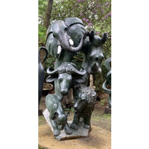 The Big Five by Tendai Chipiri at The Sculpture Park