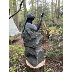 In Prayer by Tinei Mashaya at the sculpture park