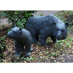 Two Bears by Anon Unknown at the sculpture park