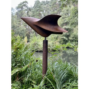 Bird in Flight by Woodcutter at The Sculpture Park